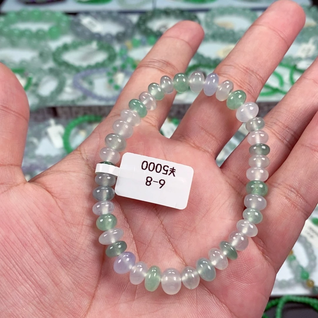 未镶嵌手链翡翠卡6-8