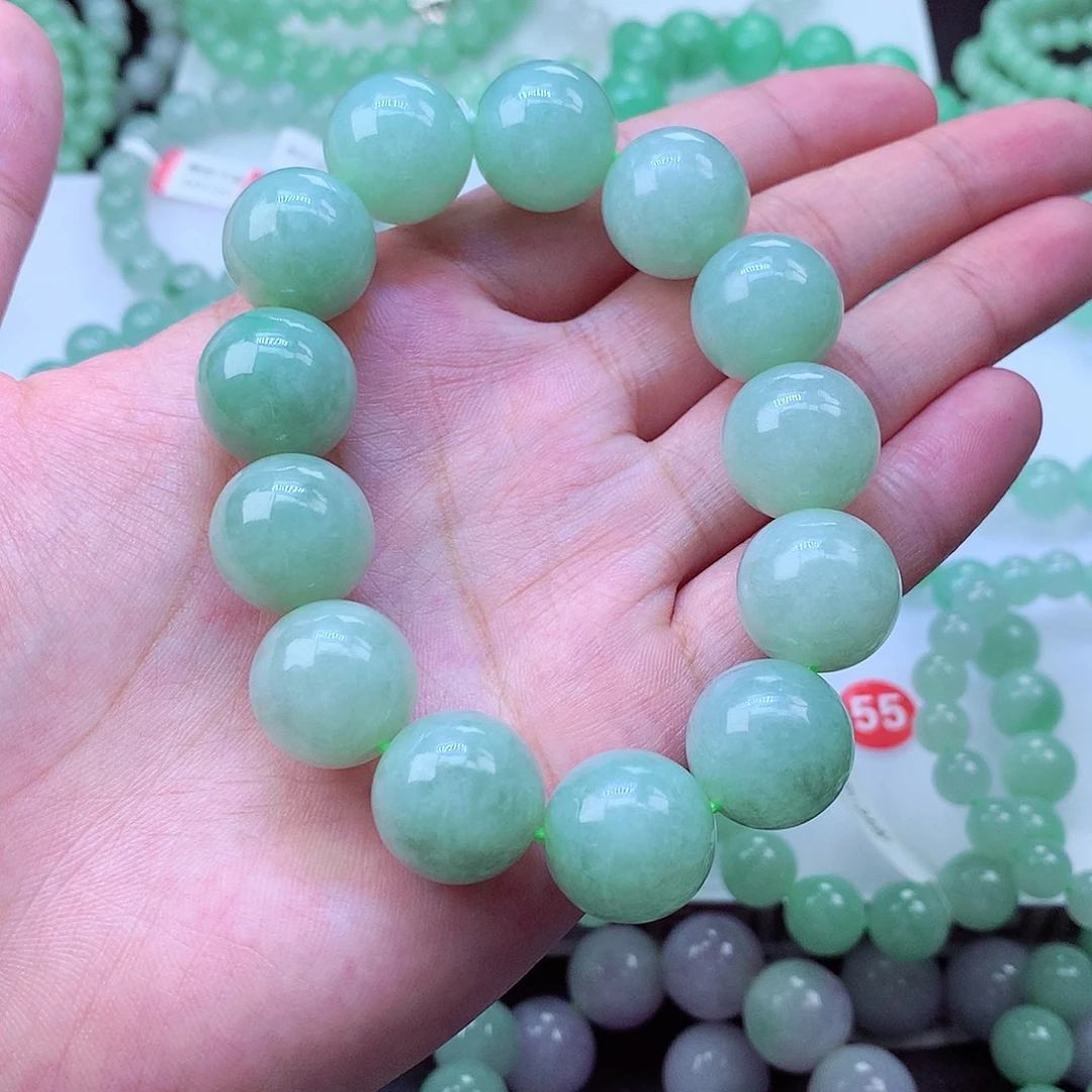 翡翠未镶嵌毛衣链