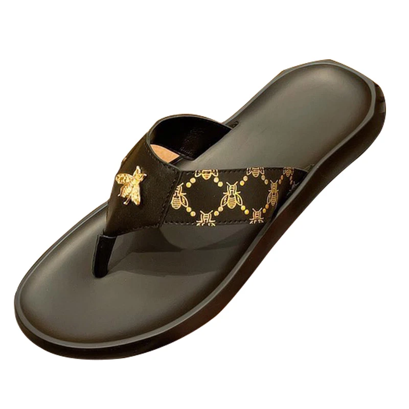 吉伦略索高端男士夏季人字拖轻奢休闲舒适厚底防滑时尚夹脚拖鞋