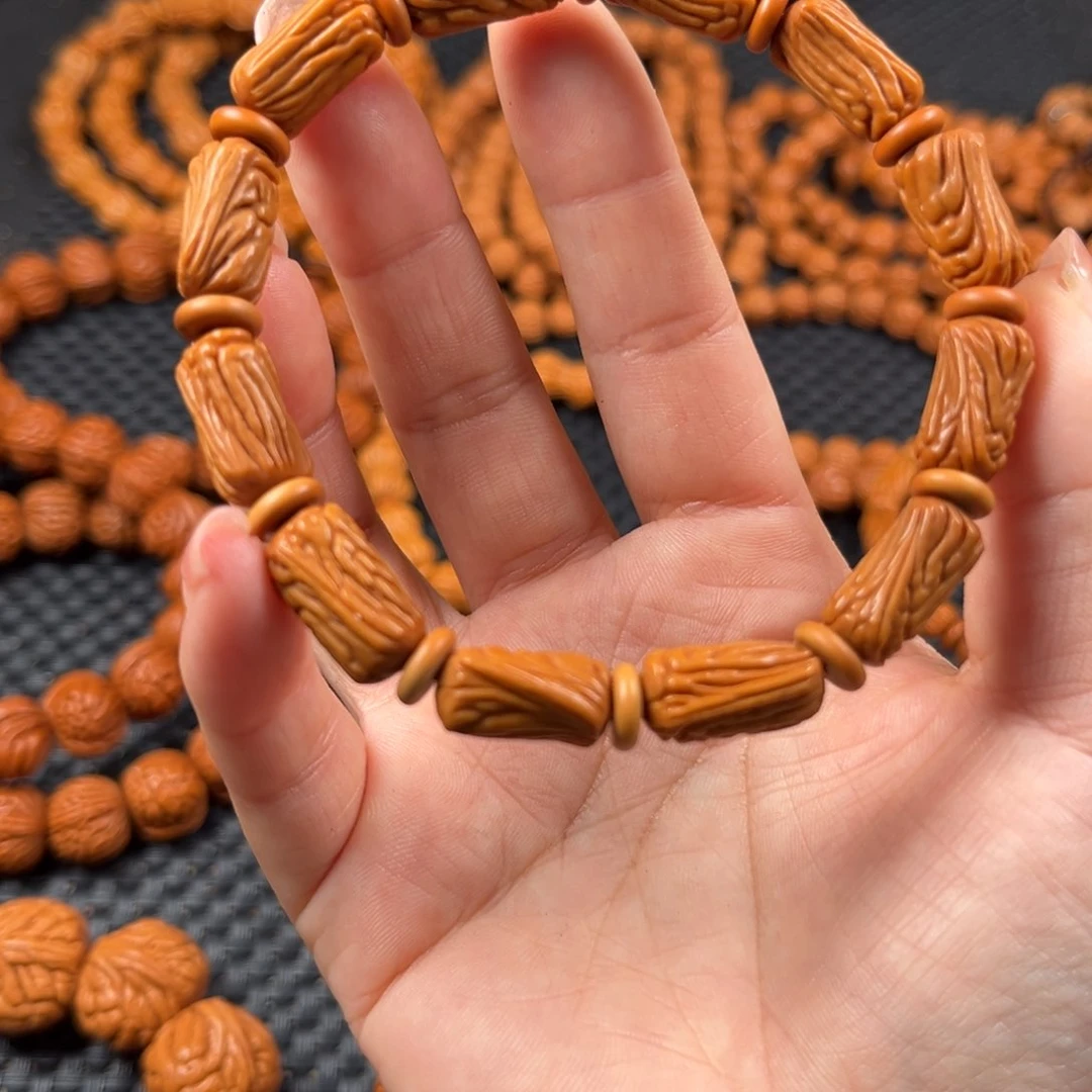 桃核手串Y14链接手串