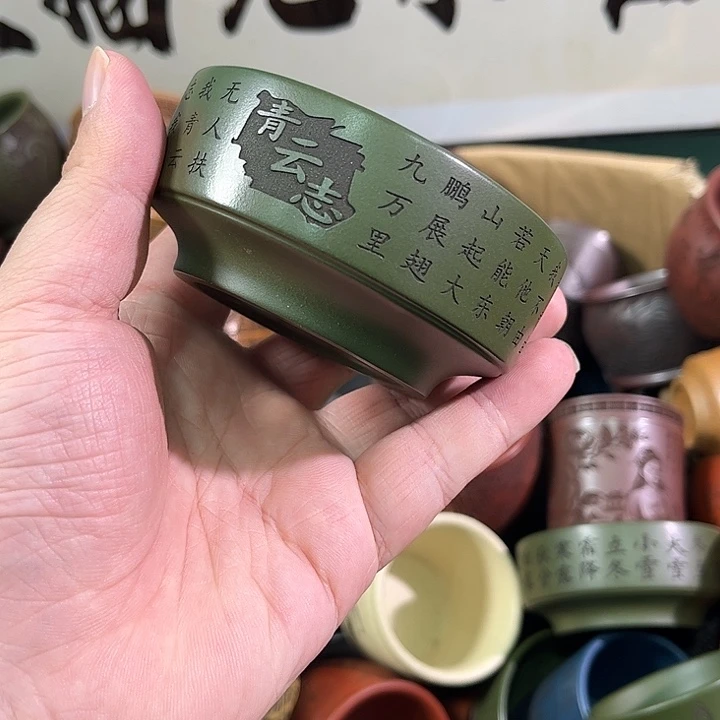 茶杯紫砂全手工紫砂主人杯