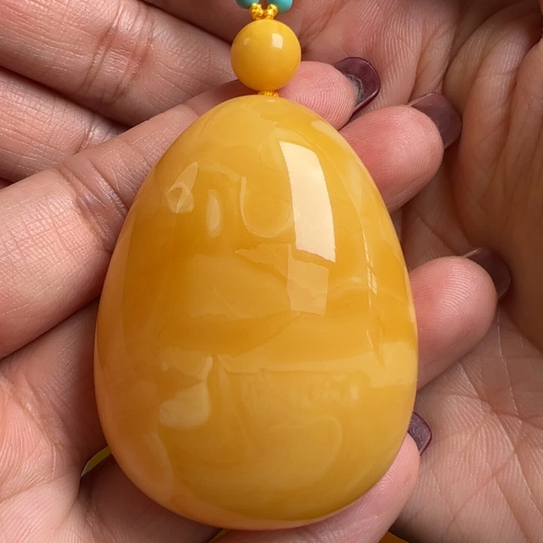 蜜蜡毛衣链未镶嵌无优化