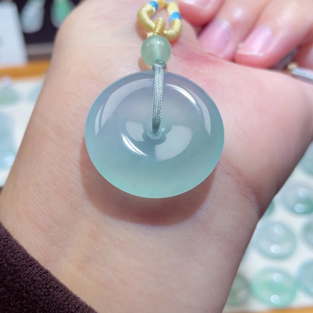 颈饰未镶嵌翡翠扣子