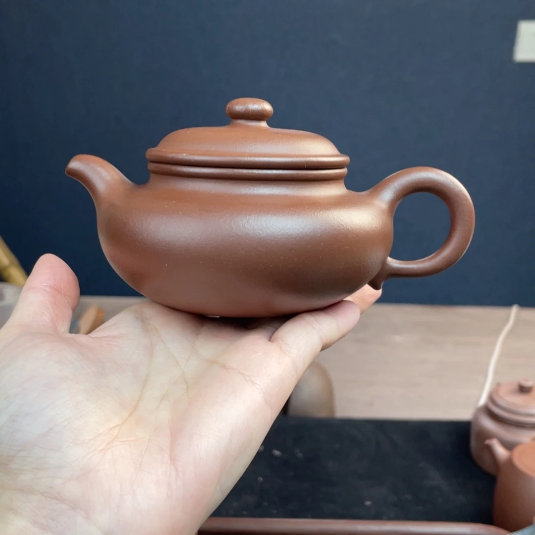 紫砂茶壶全手工底槽清仿古240cc