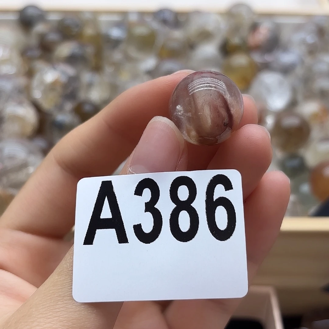 哞***麻水晶未镶嵌珠宝半成品386