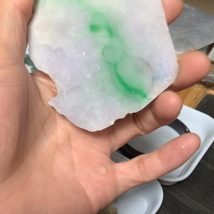 散珠翡翠缅甸天然翡翠玉石小片料 边角