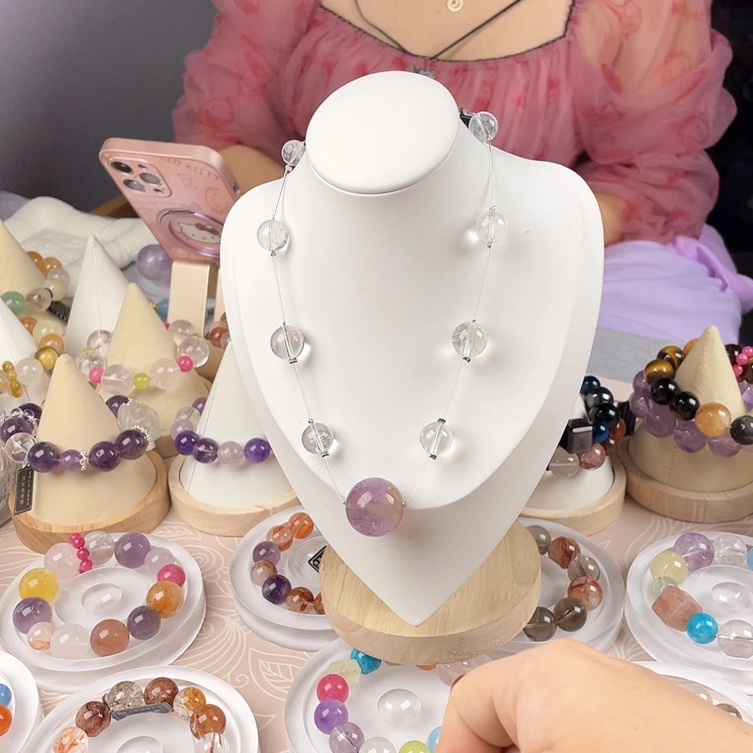 银S925镀金镶嵌手链水晶