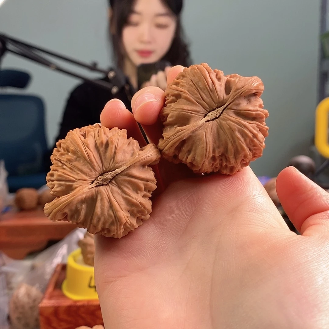 吊坠文玩核桃白狮子47