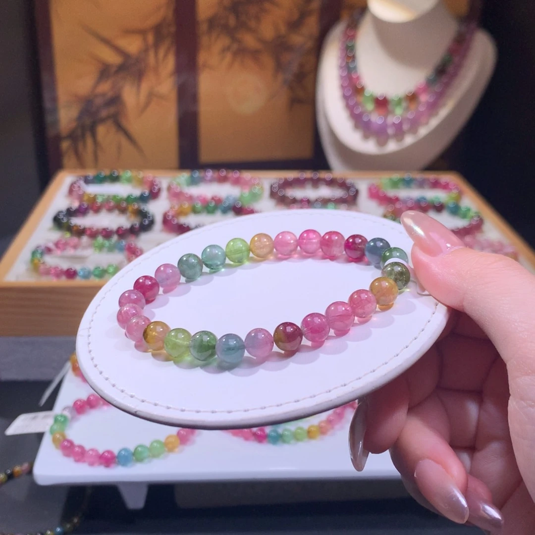 未镶嵌手链碧玺碧玺