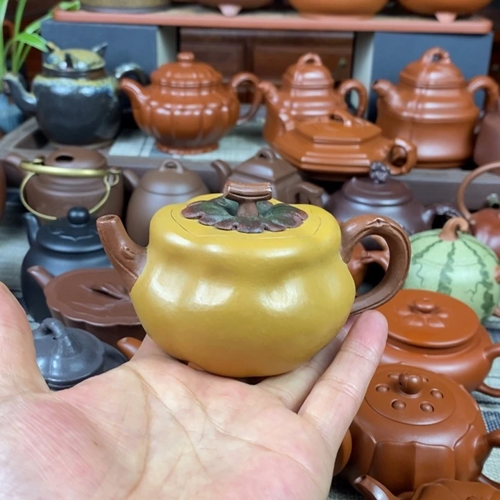 茶壶紫砂柿柿如意180cc特价