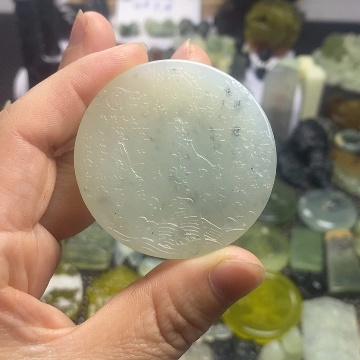 合金蛇纹石玉颈饰