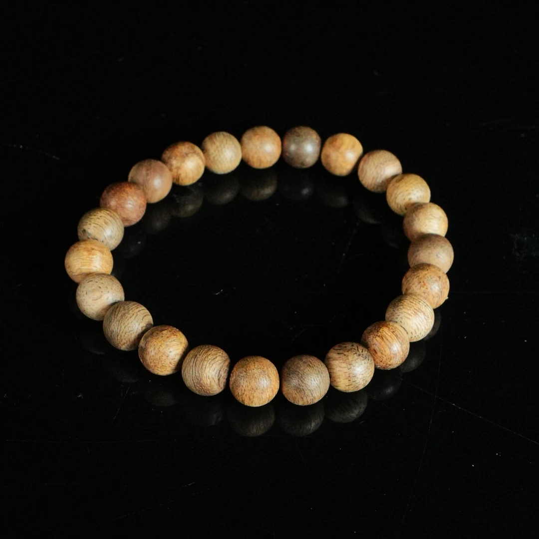 DY-B1027 泰国登流眉树心软油老料沉香手串 0.93cm 5.5g