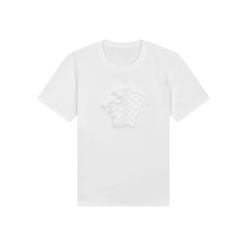 （3129）2024新款刺绣时尚百搭男女同款低价好卖休闲T恤新款2