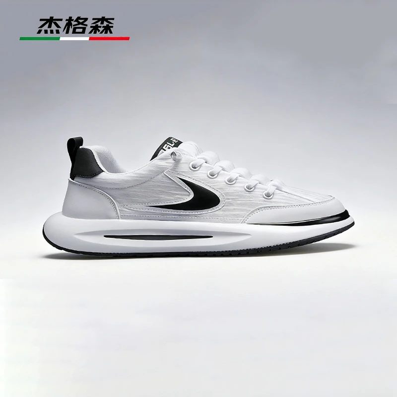 杰格森阿甘男鞋四季通款网面鞋潮流百搭内增高老爹鞋软底跑步鞋