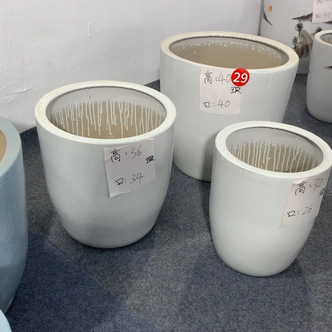 高温陶瓷花盆微瑕