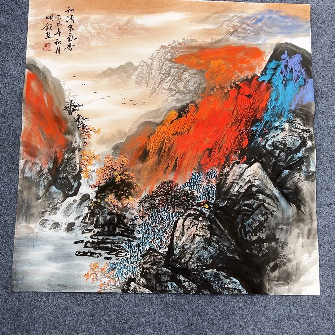 国画国画宣纸纯手绘作品