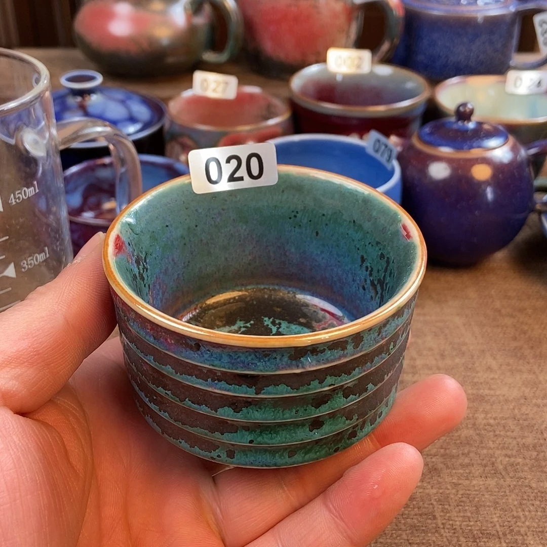 瓷片钧瓷茶器家用杯子