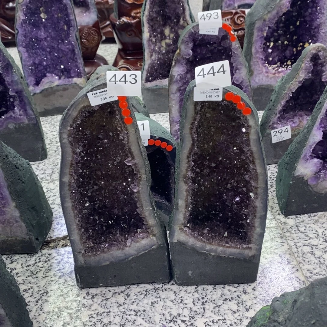 未镶嵌珠宝半成品紫晶443444