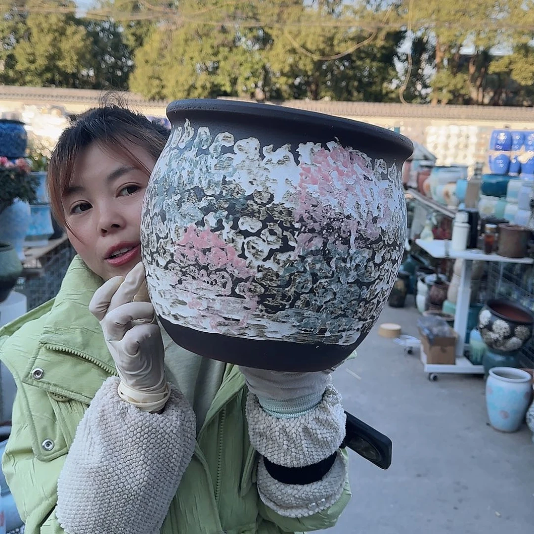 王嫂花盆1203-118高25口25