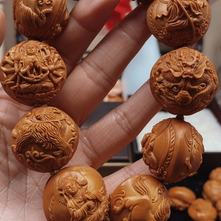 橄榄核手串/手链?*?手工万佛2.6