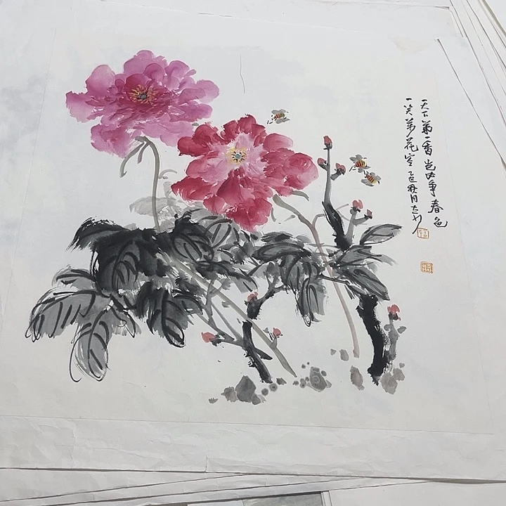 姜奇老师花鸟作品50×50