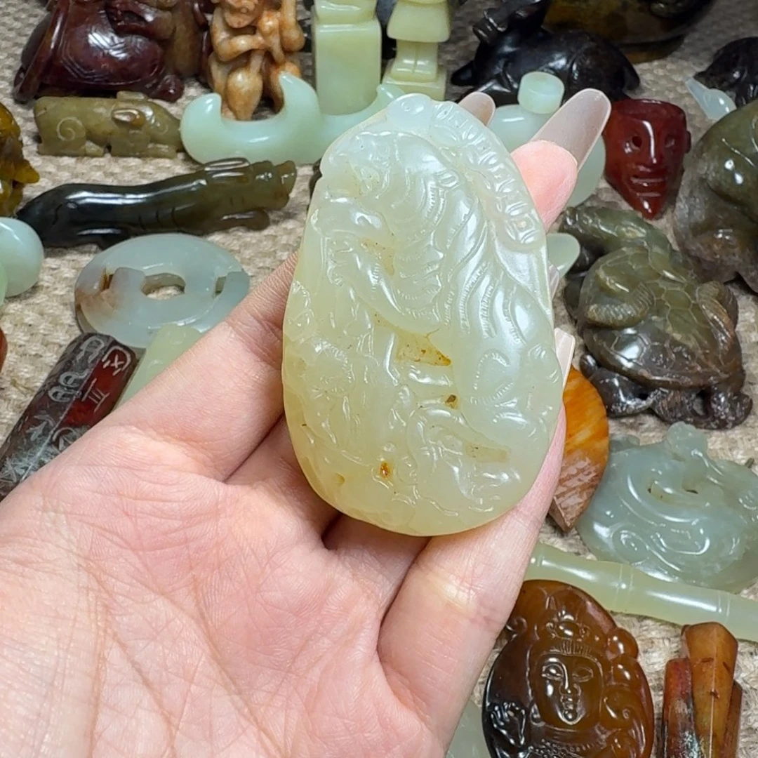 白玉菩提吊坠挂件