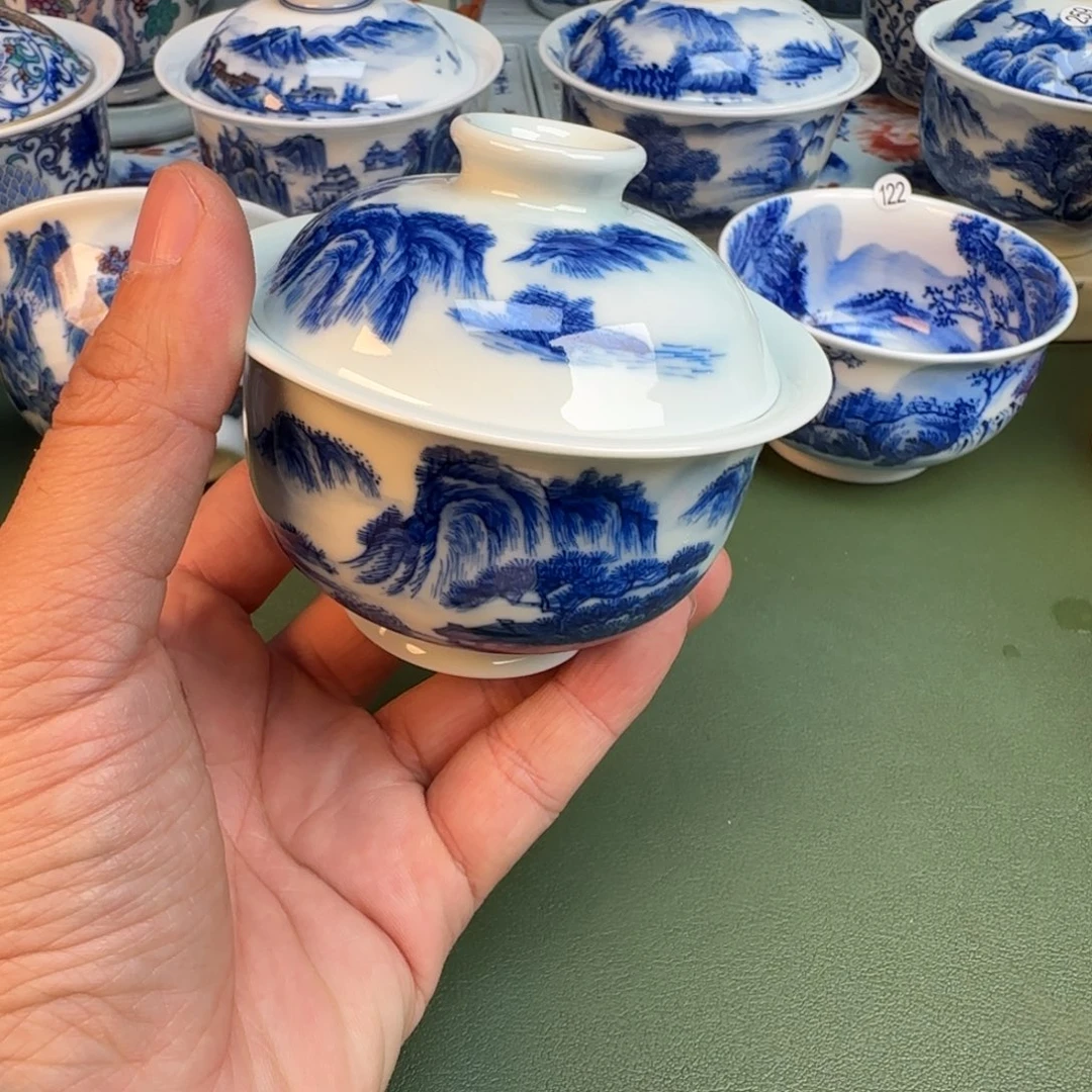 陶纯手工纯手绘茶具368