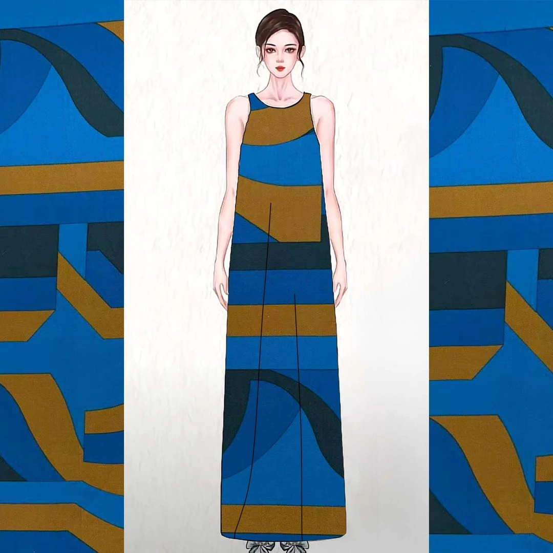 【蓝金叠律】高支绵绸亲肤人造棉减龄神器穿上被夸显年轻现货秒发