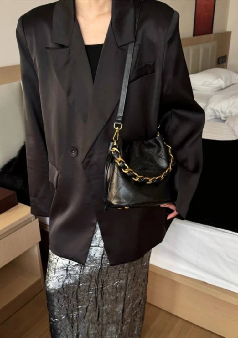 【曼曼的包】轻奢 时尚 百搭 女士 复古 小众 经典  编码链接包111