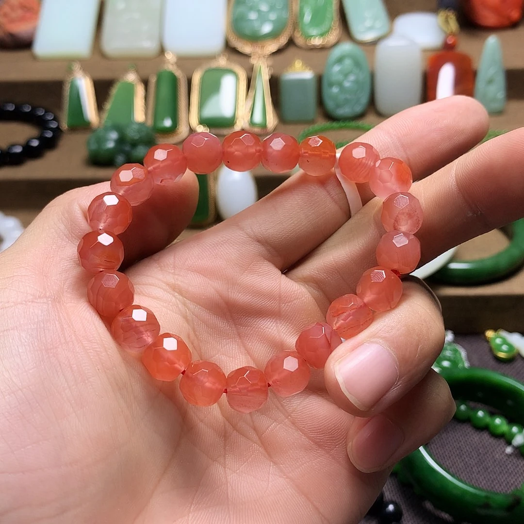 颈饰未镶嵌南红玛瑙