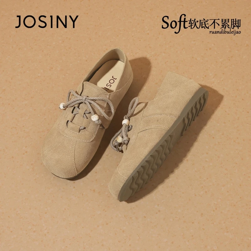 卓诗尼勃肯鞋2025年秋季新款百搭休闲鞋两穿女鞋软底舒适百搭单鞋