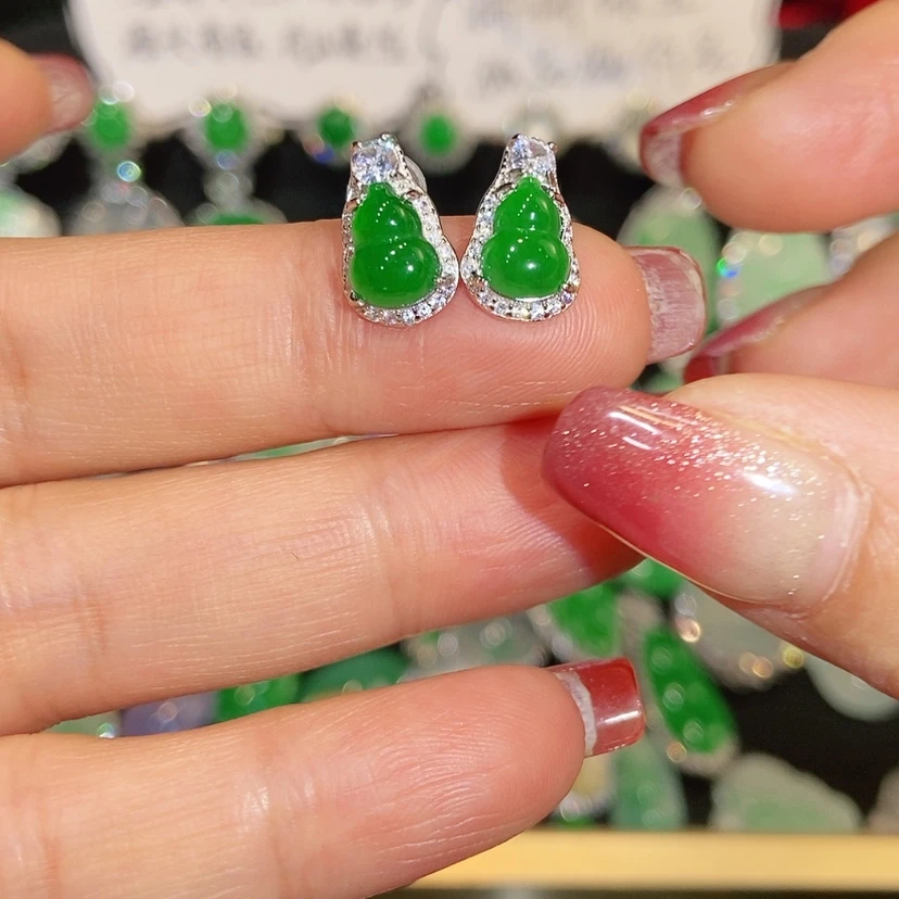 【闪购商品】未镶嵌翡翠耳饰天然翡翠