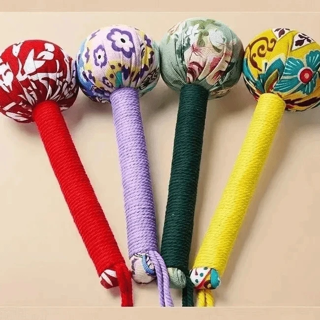 颈肩颈椎锤艾草锤捶背颈椎腰背部按摩锤家居便携多功能放松