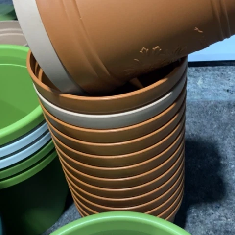 红陶沉*4个中号红色无托