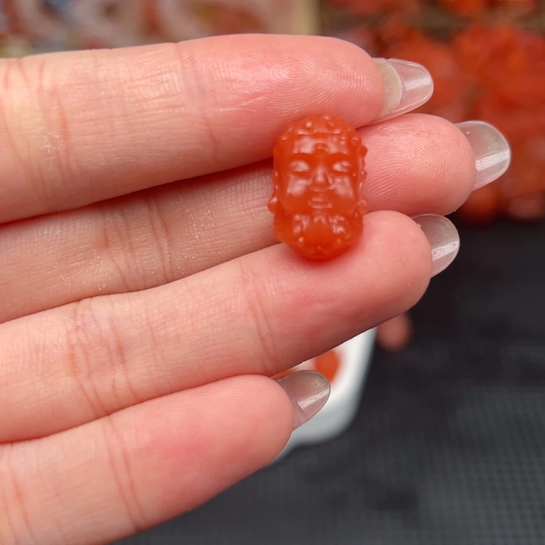 南红玛瑙未镶嵌吊坠(不含链)