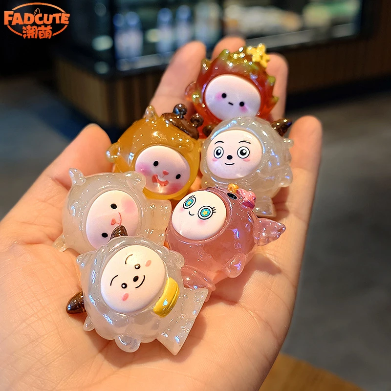 【22号】夜光蛋仔派对 树脂萌粒潮玩手办桌面公仔可爱摆件