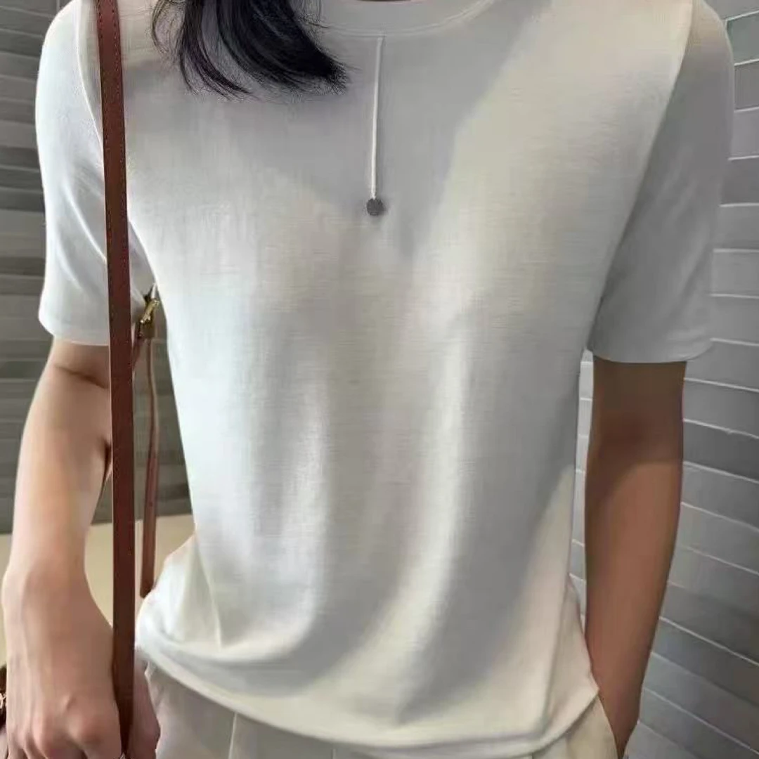 2025新款简约基础正肩显瘦上衣