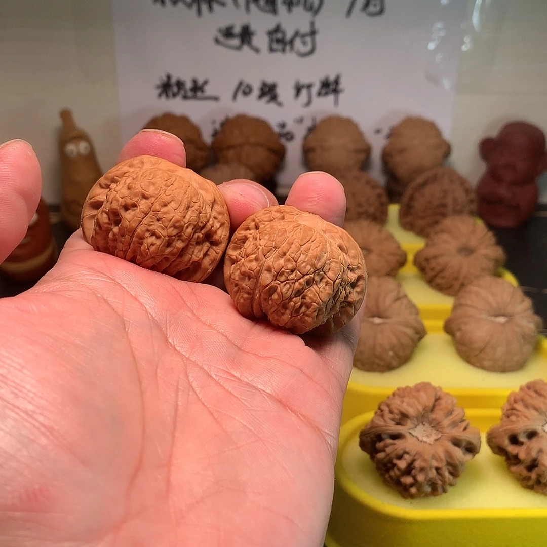 文玩核桃把件血麒麟37尺