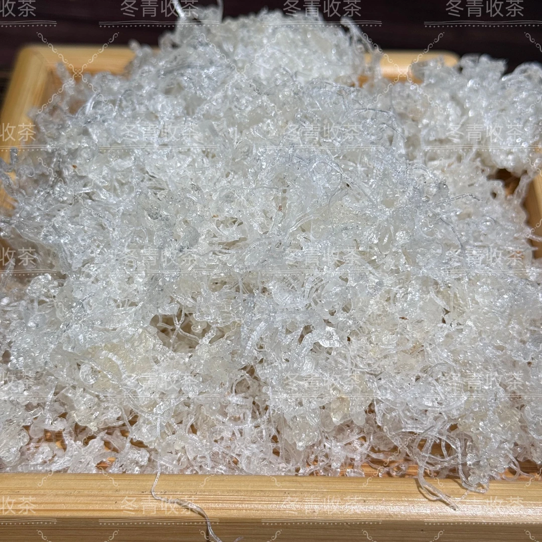 正宗龙须雪燕 2025拉丝雪燕 9A级 胶质满满 冬青收茶