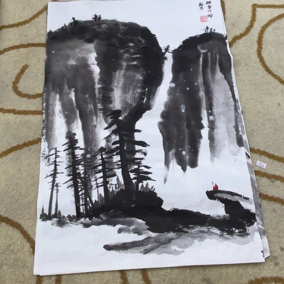 国画国画老师作品刘