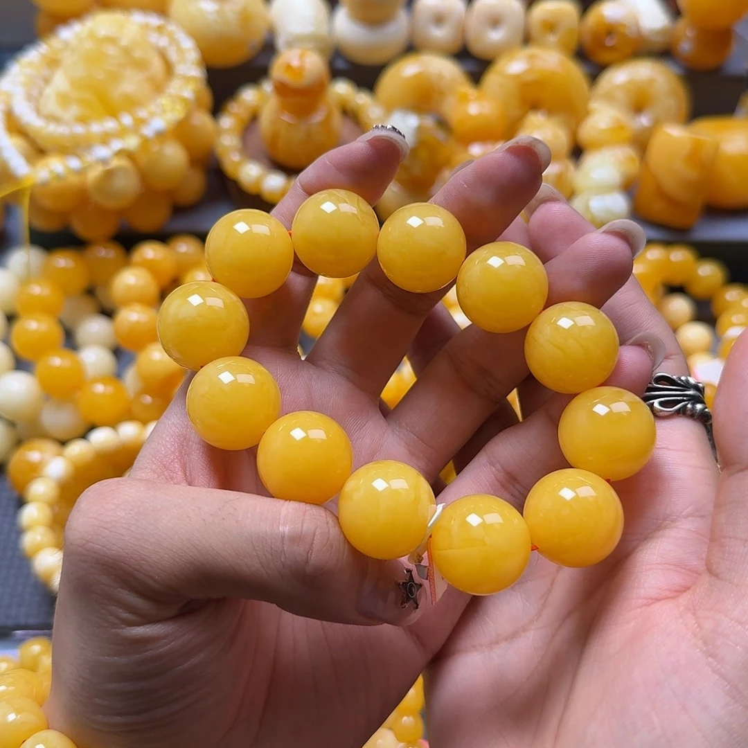 未镶嵌蜜蜡珠宝奇石同料20mm