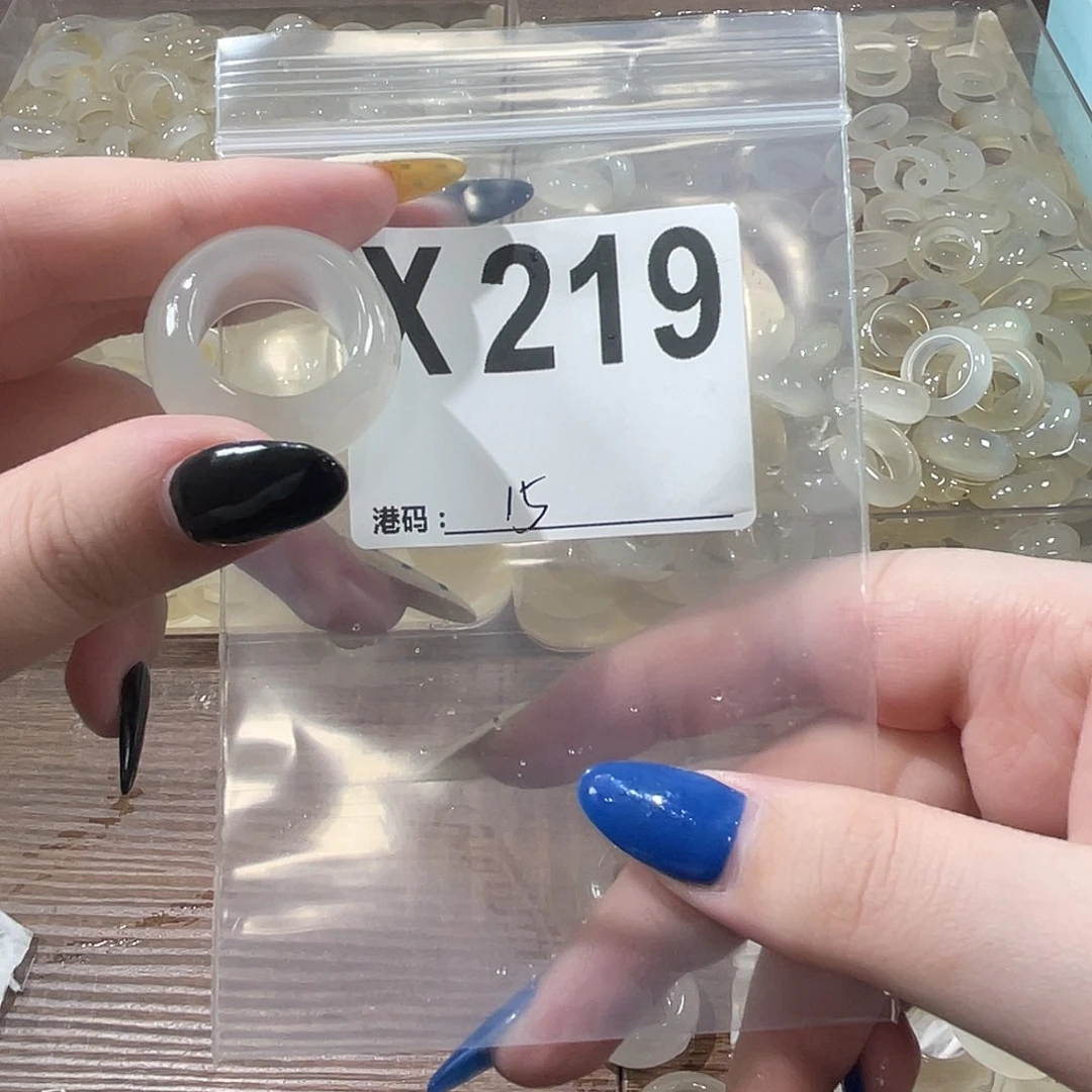 玛瑙/玉髓未镶嵌戒指219