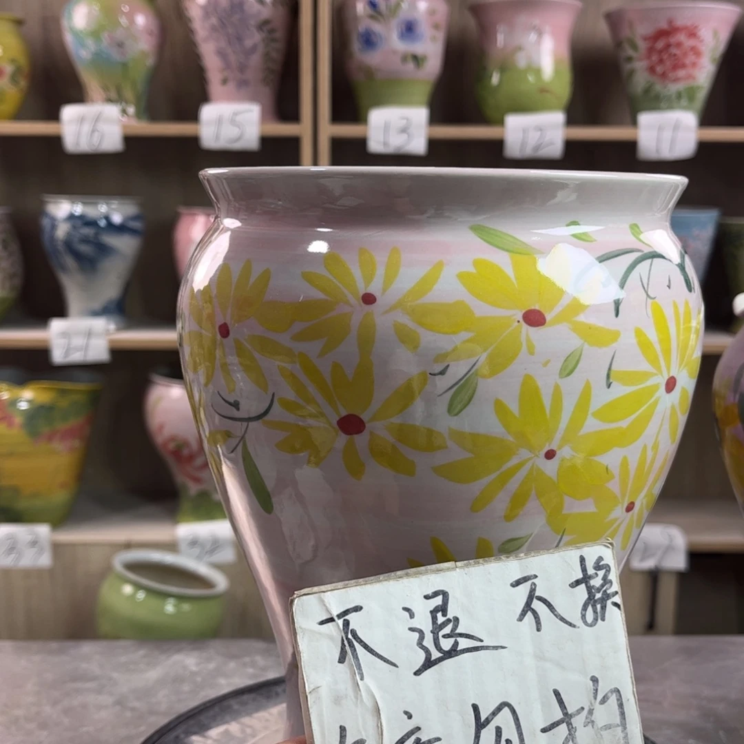 景德镇陶瓷花盆花盆