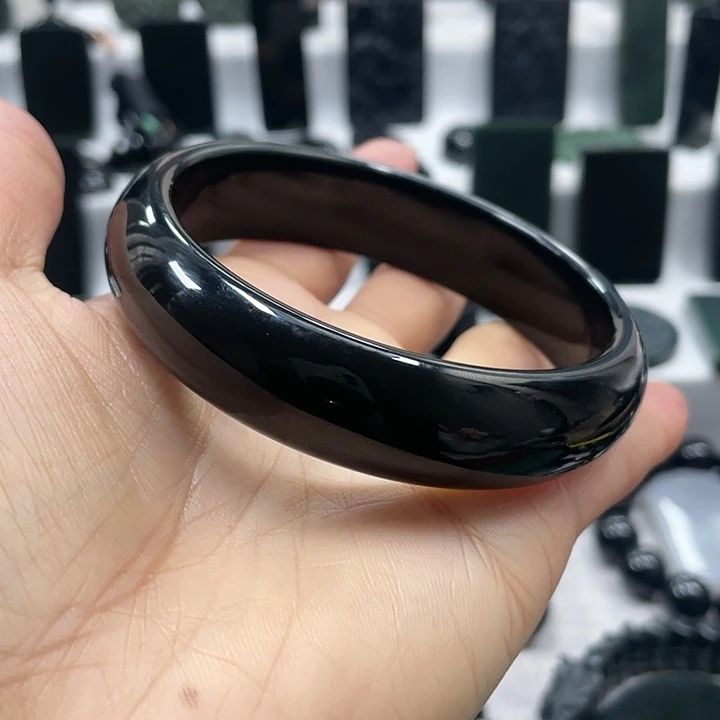 【闪购商品】未镶嵌手镯和田玉（青玉）?***?