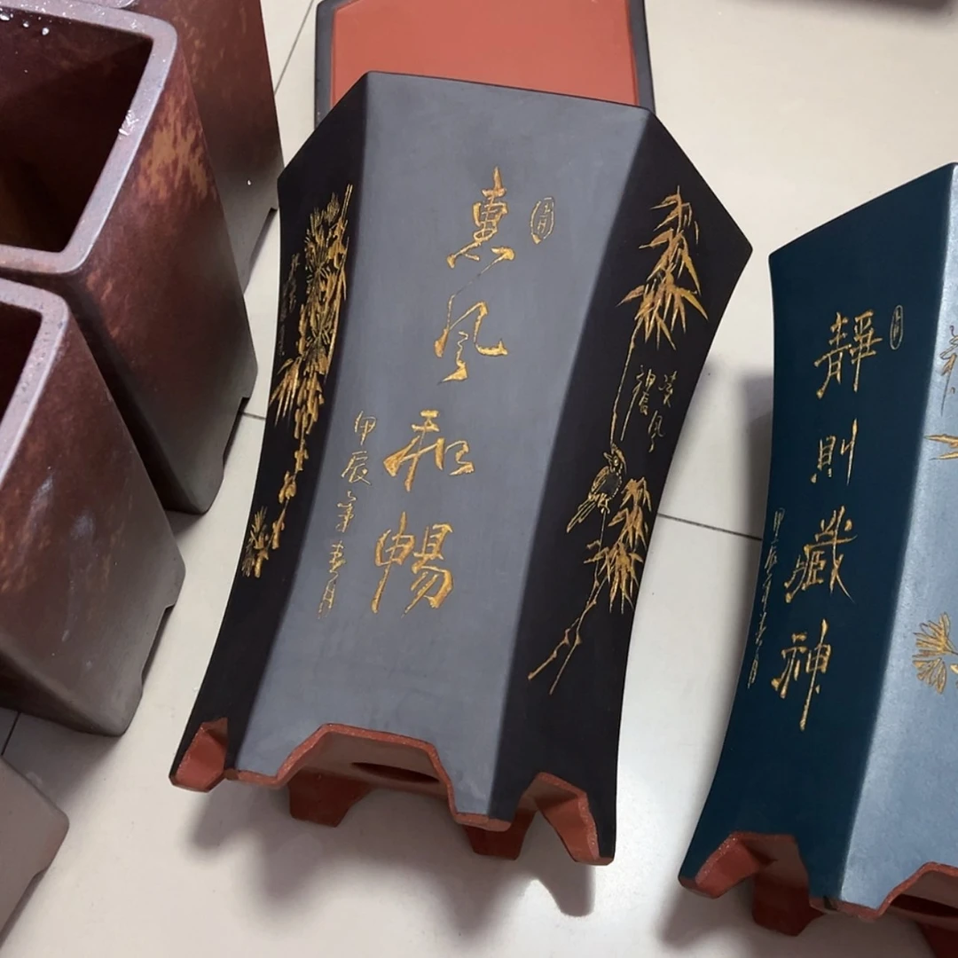 【闪购商品】紫砂花盆Z*X周之夏精品紫砂花盆