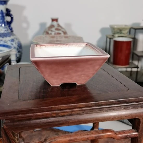 摆件用****4盆景盆釉盆山水盆