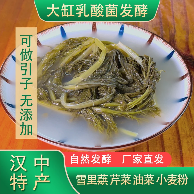 梧溪畔汉中浆水菜正宗土缸发酵20%菜含量