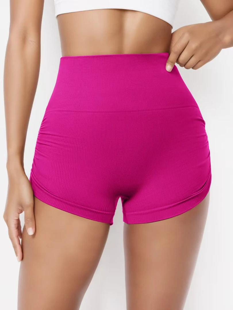 1-2夏季瑜伽背心短袖短裤专业健身跑步跳操跳绳运动内衣健身服