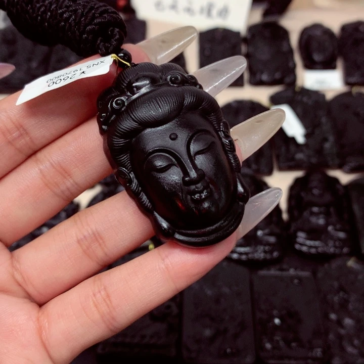 天然a货钢琴黑挂件