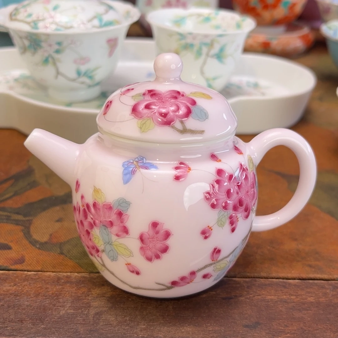 景德镇纯手绘陶瓷茶具